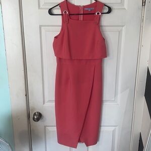 Antonio Melani Candy Pink Midi Dress